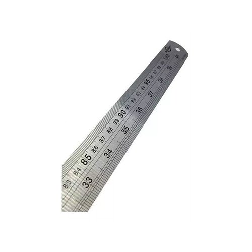 Régua aço inox Brasfort 100 Cm