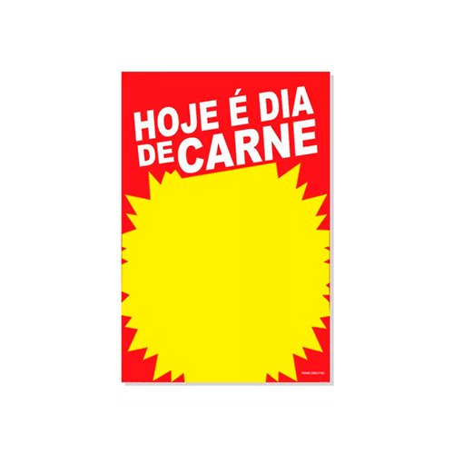 Cartaz Hoje é dia de Carne 30x45