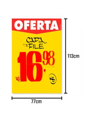Cartaz De Oferta 77x113