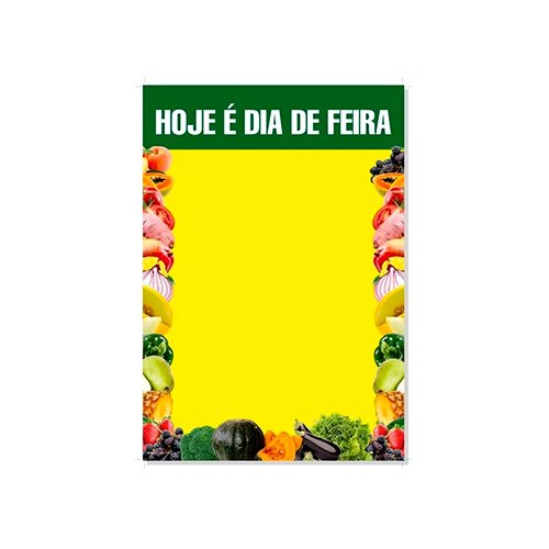 Cartaz Hoje é dia De Feira 45x65