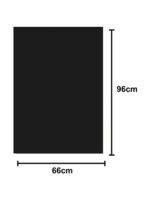 Cartaz liso preto 66x96