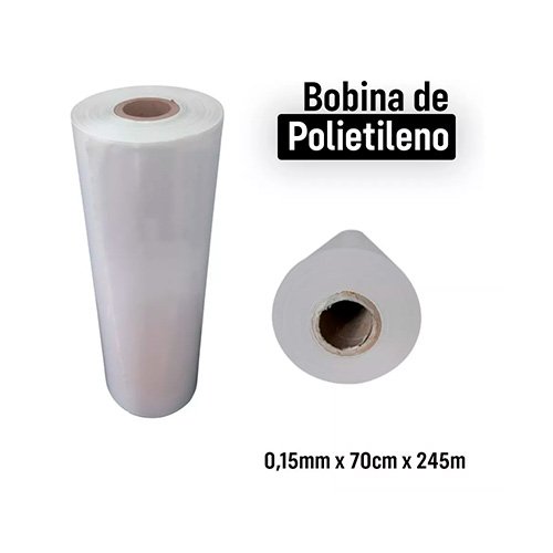 Bobina de Polietileno Branca 70 Cm 24 kg