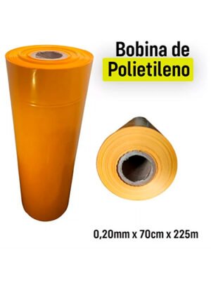 Bobina de polietileno Amarela 70 Cm 25Kg