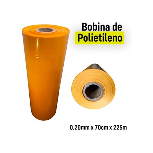 Bobina de polietileno Amarela 70 Cm 25Kg