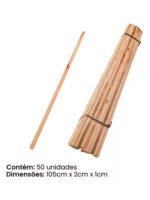 Ripa De Madeira Para Faixas E Banners 1.50 50Un