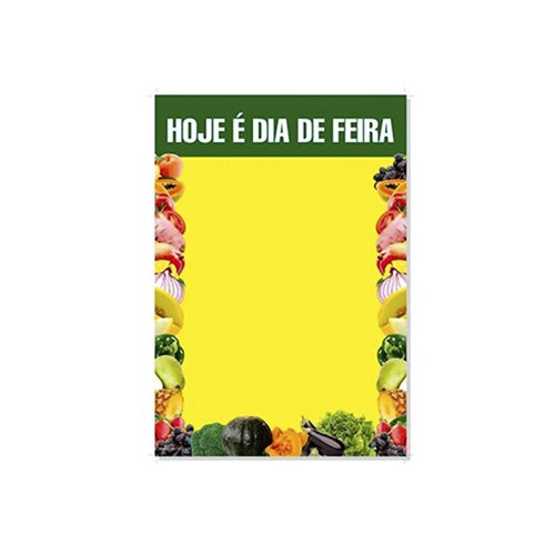 Cartaz Hoje é dia De Feira 30x45