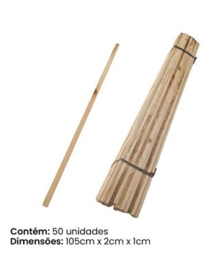 Ripa De Madeira Para Faixas E Banners 1,05 Cm