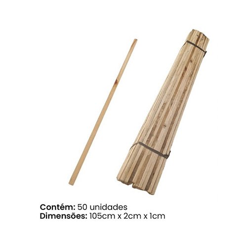 Ripa De Madeira Para Faixas E Banners 1,05 Cm